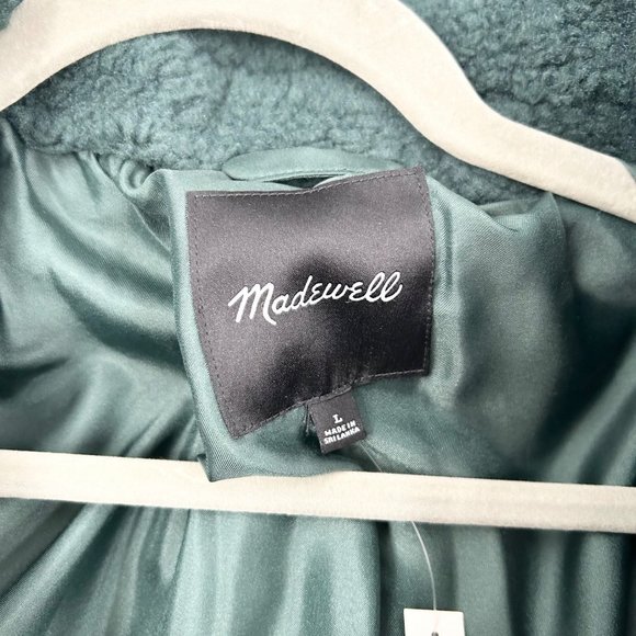 NWT Madewell (Re)sourced Sherpa Teddy Coat - Picture 7 of 9